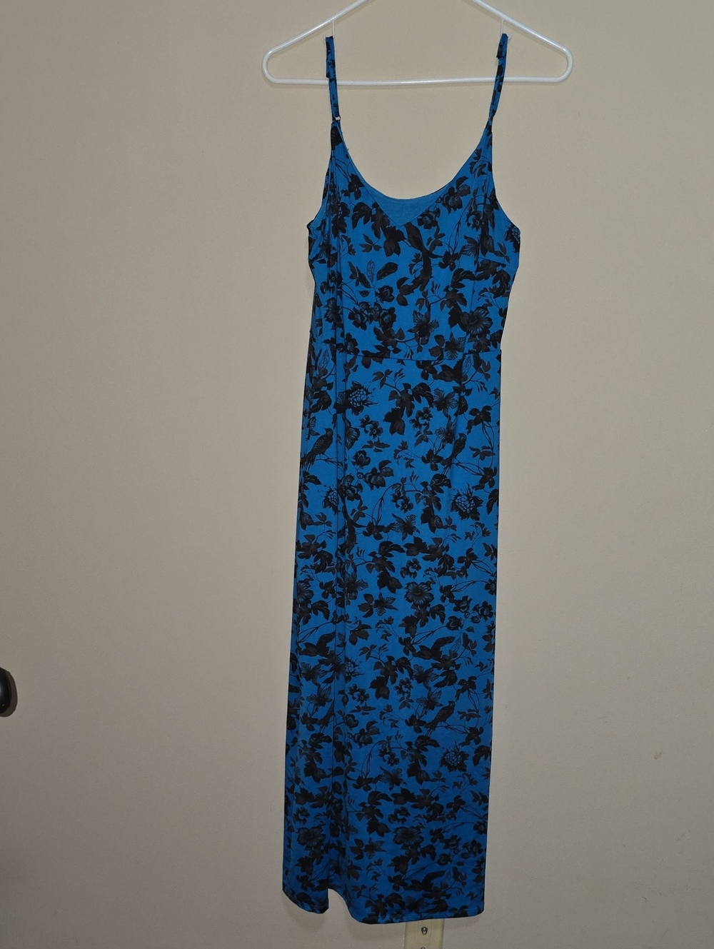 Cactus Clover Blue Floral Tank Dress